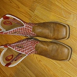 Sz 14EE Mens square toed boots Twisted X